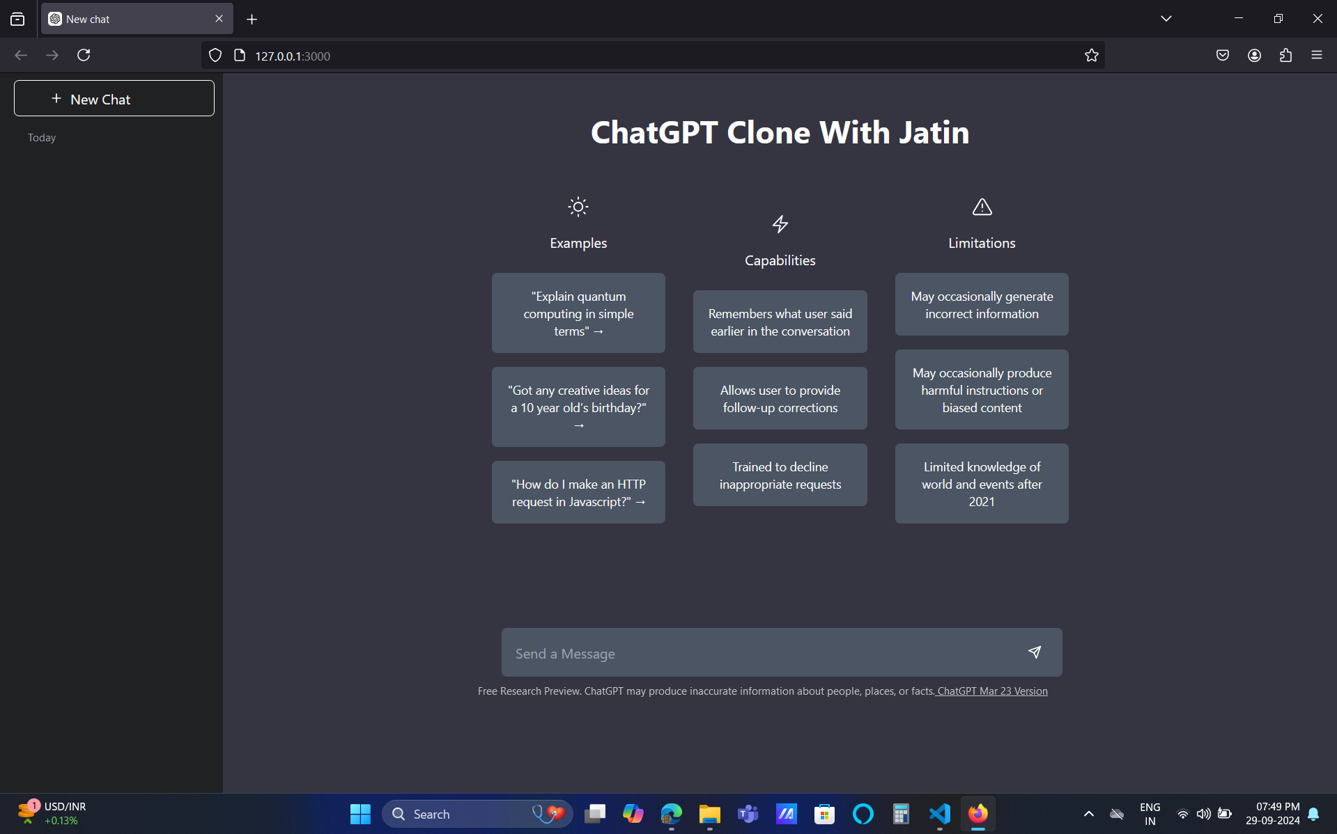 On a yellow background, a digital watch and a glass.